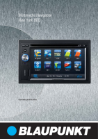 Blaupunkt New-York-800 - Owners Manual